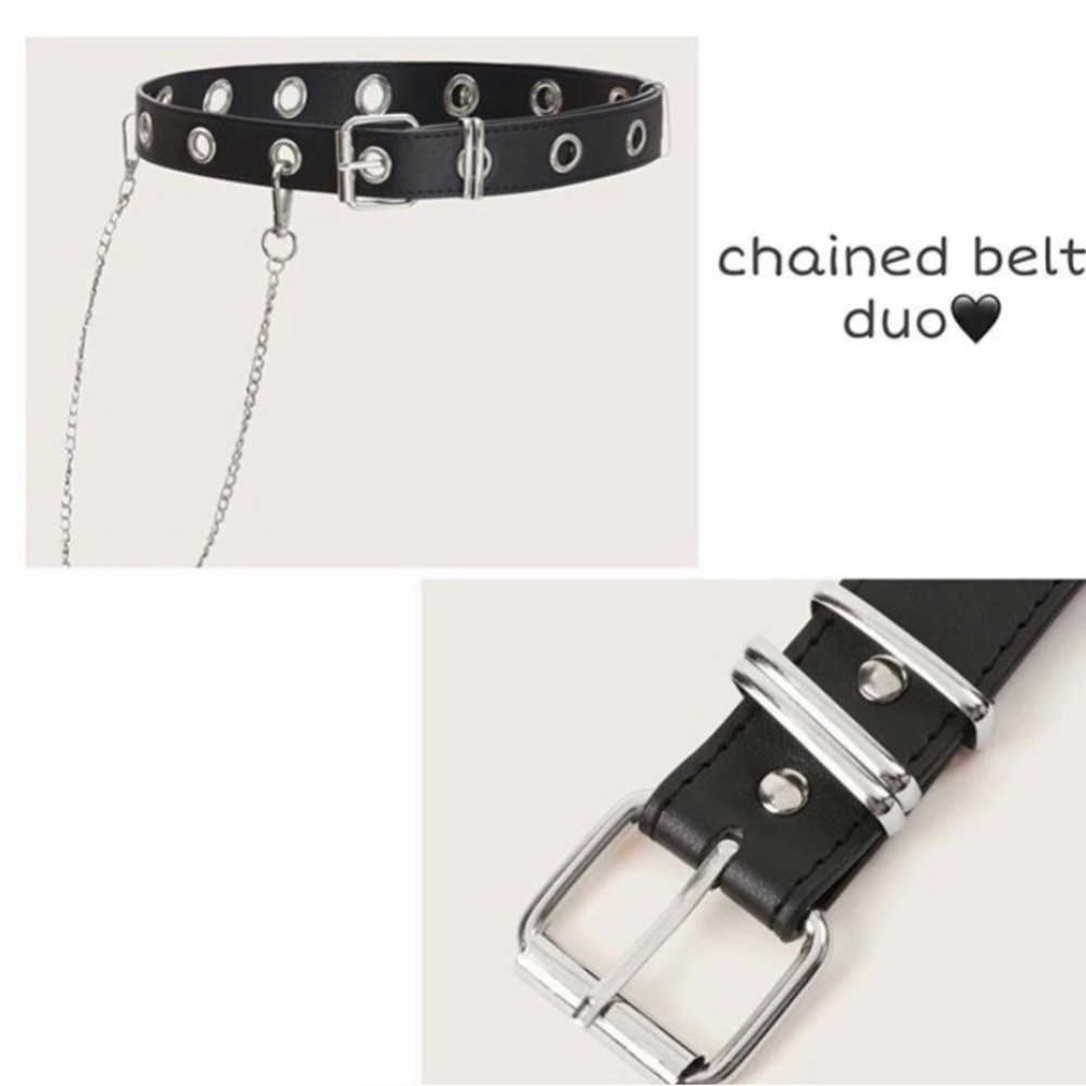 CHAIN BELT DUO